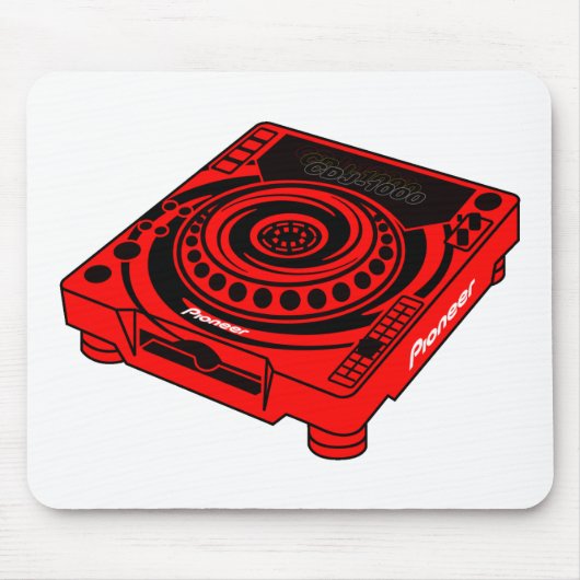 Pioneer CDJ 1000 Muismat (Voorkant)