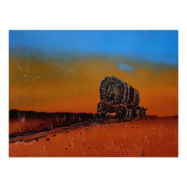 Pioneer Days Covered Wagon Foto Afdruk