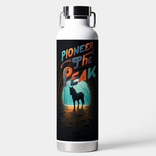 Pioneer de piek waterfles (Voorkant)