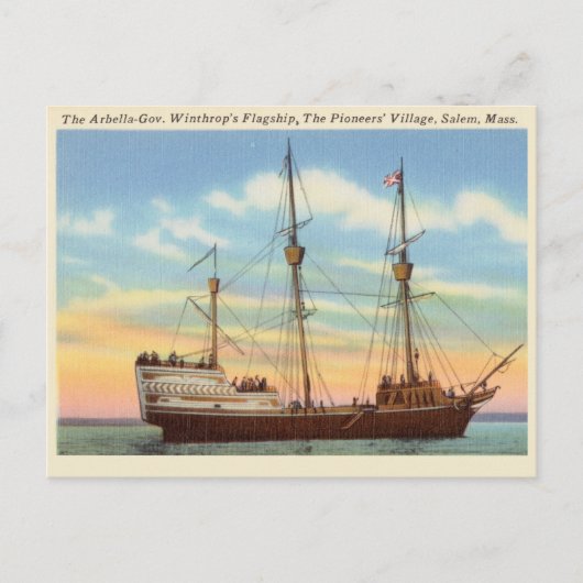  Pioneer-dorp, Salem, Massachusetts Briefkaart (Voorkant)