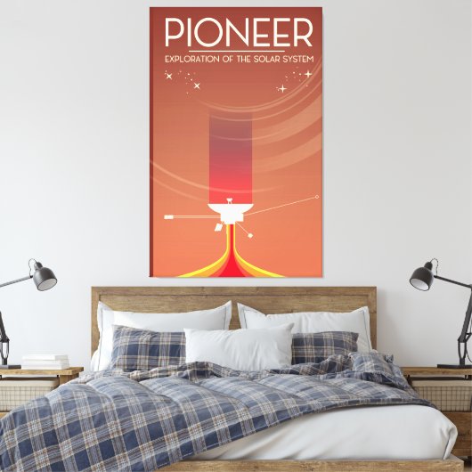 Pioneer Exploration of the Solar System Canvas Afdruk (Insitu (Slaapkamer))