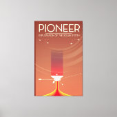 Pioneer Exploration of the Solar System Canvas Afdruk (Voorkant)