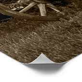 Pioneer Freight Wagon - Nevada City Ghost Town Poster (Hoek)