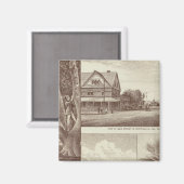 Pioneer Land Co. tract, Porterville Magneet (Voorkant / Achterkant)