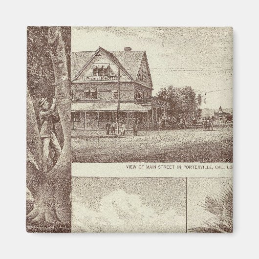 Pioneer Land Co. tract, Porterville Magneet (Voorkant)