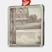 Pioneer Land Co. tract, Porterville Metalen Ornament (Links)