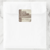 Pioneer Land Co. tract, Porterville Vierkante Sticker (Tas)