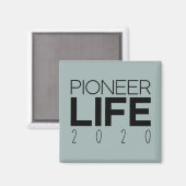 Pioneer Life 2020 Grey Blue Magneet (Voorkant / Achterkant)