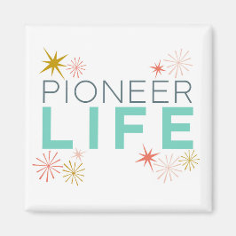 Pioneer Life Sparkly Colorful Magneet