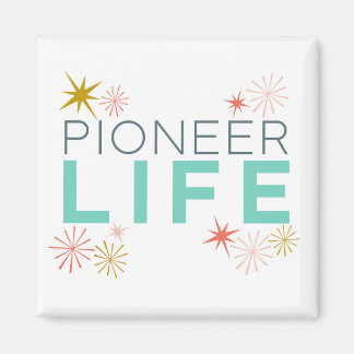 Pioneer Life Sparkly Colorful Magneet