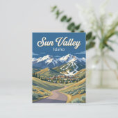 Pioneer Mountains Foothills Idaho Briefkaart (Staand voorkant)