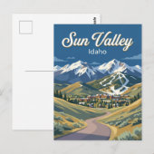 Pioneer Mountains Foothills Idaho Briefkaart (Voorkant / Achterkant)