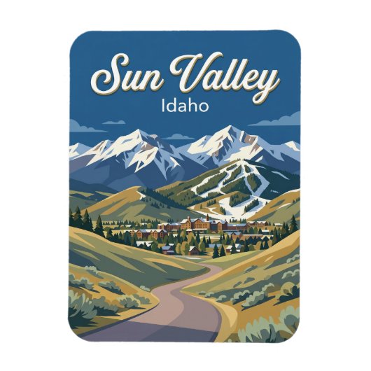 Pioneer Mountains Foothills Idaho Magneet (Verticaal)