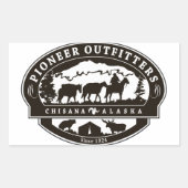 Pioneer Outfitters Logo sticker (Voorkant)