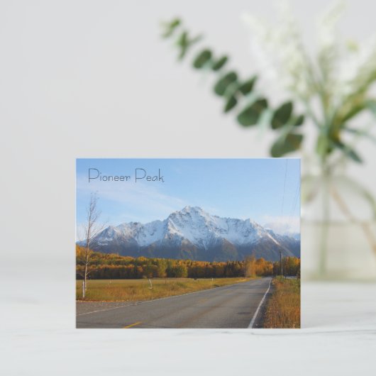 Pioneer Peak Briefkaart (Staand voorkant)
