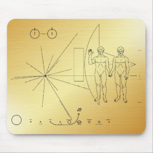 Pioneer Plaque Adam en Adam Muismat