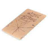 Pioneer Plaque Flexibele Magneet (Linkerzijde)