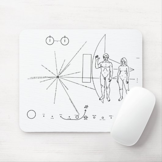 Pioneer Plaque Muismat (Met muis)