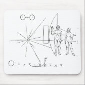 Pioneer Plaque Muismat (Voorkant)
