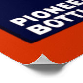  pioneer roet beer soda-reclame poster (Hoek)