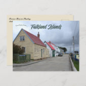 Pioneer Row Stanley Falkland Islands Briefkaart (Voorkant / Achterkant)