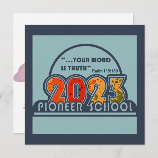 Pioneer School 2023 (Voorkant / Achterkant)