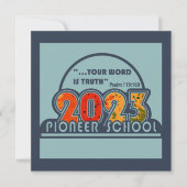 Pioneer School 2023 (Voorkant)