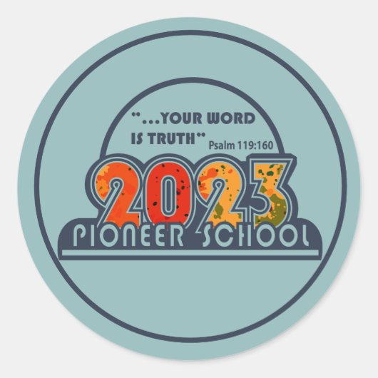 Pioneer School 2023 Sticker (Voorkant)