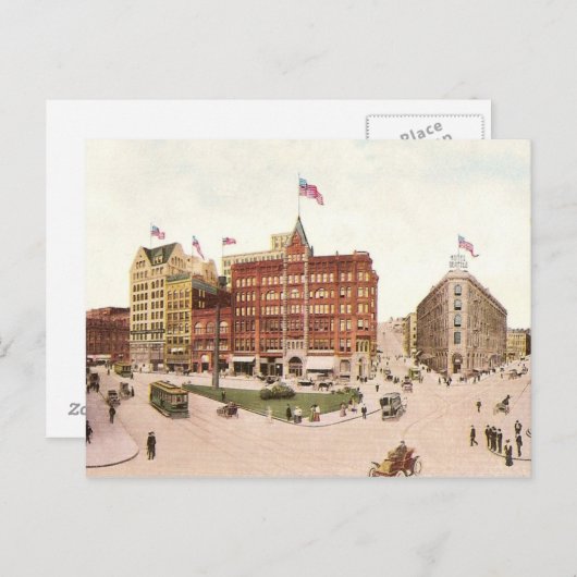 Pioneer Square Briefkaart (Voorkant / Achterkant)