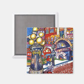 Pioneer Square Magneet (Voorkant / Achterkant)