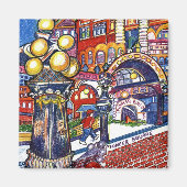 Pioneer Square Magneet (Voorkant)