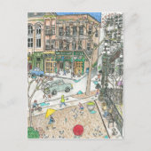 Pioneer Square, Seattle, Washington Briefkaart (Voorkant)