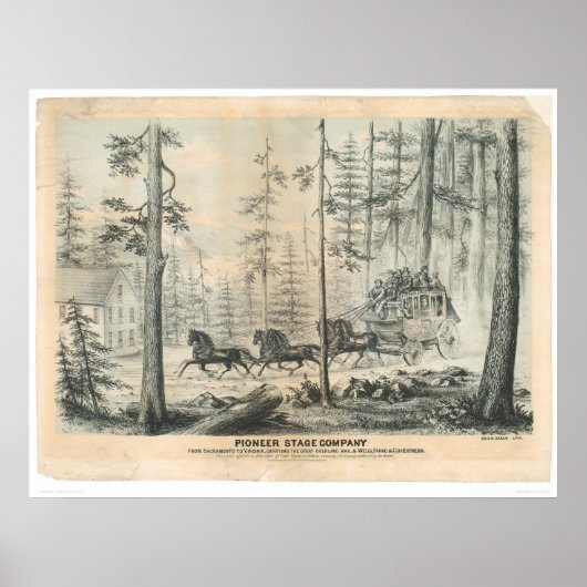 Pioneer Stage Company (0065A) Poster (Voorkant)