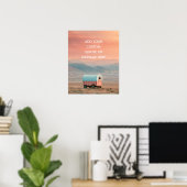 Pioneer Wagon Prairie - Maak Je Eigen Quote Poster (Thuiskantoor)