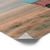 Pioneer Wagon Prairie - Maak Je Eigen Quote Poster (Hoek)