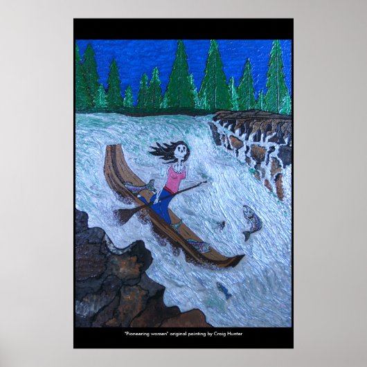 "Pioneering oman" Poster (Voorkant)