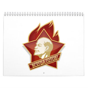 Pioneers Organisation Vladimir Lenin Socialist Kalender