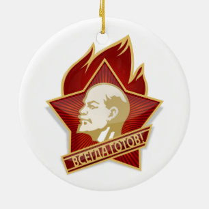 Pioneers Organisation Vladimir Lenin Socialist Keramisch Ornament