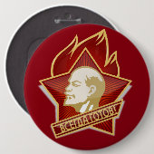 Pioneers Pin Button feat. Lenin (Voorkant /achterkant)