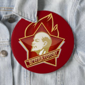 Pioneers Pin Button feat. Lenin (In situ)