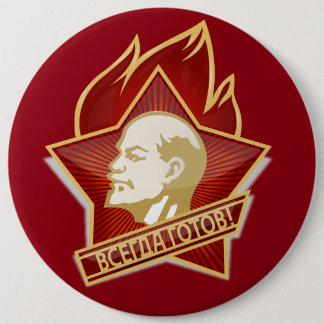 Pioneers Pin Button feat. Lenin