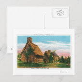 Pioneers Village Scene in Forest River Park Briefkaart (Voorkant / Achterkant)
