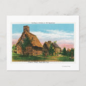 Pioneers Village Scene in Forest River Park Briefkaart (Voorkant)