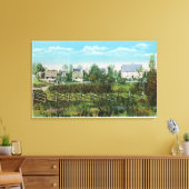 Pioneers Village Scene in Forest River Park # Canvas Afdruk (Insitu (Woonkamer))