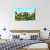 Pioneers Village Scene in Forest River Park # Canvas Afdruk (Insitu (Slaapkamer))
