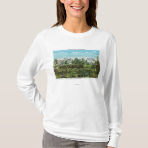 Pioneers Village Scene in Forest River Park # T-shirt