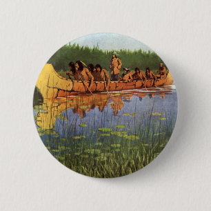 pioners, geweldige verkenners van Remington Ronde Button 5,7 Cm