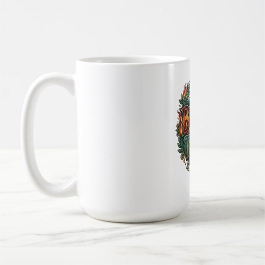 Pionier op het pad koffiemok (Links)