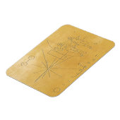 pionierbericht nasa alien human universum kosmos v magneet (Linkerzijde)