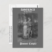 pionierpaar briefkaart (Voorkant / Achterkant)